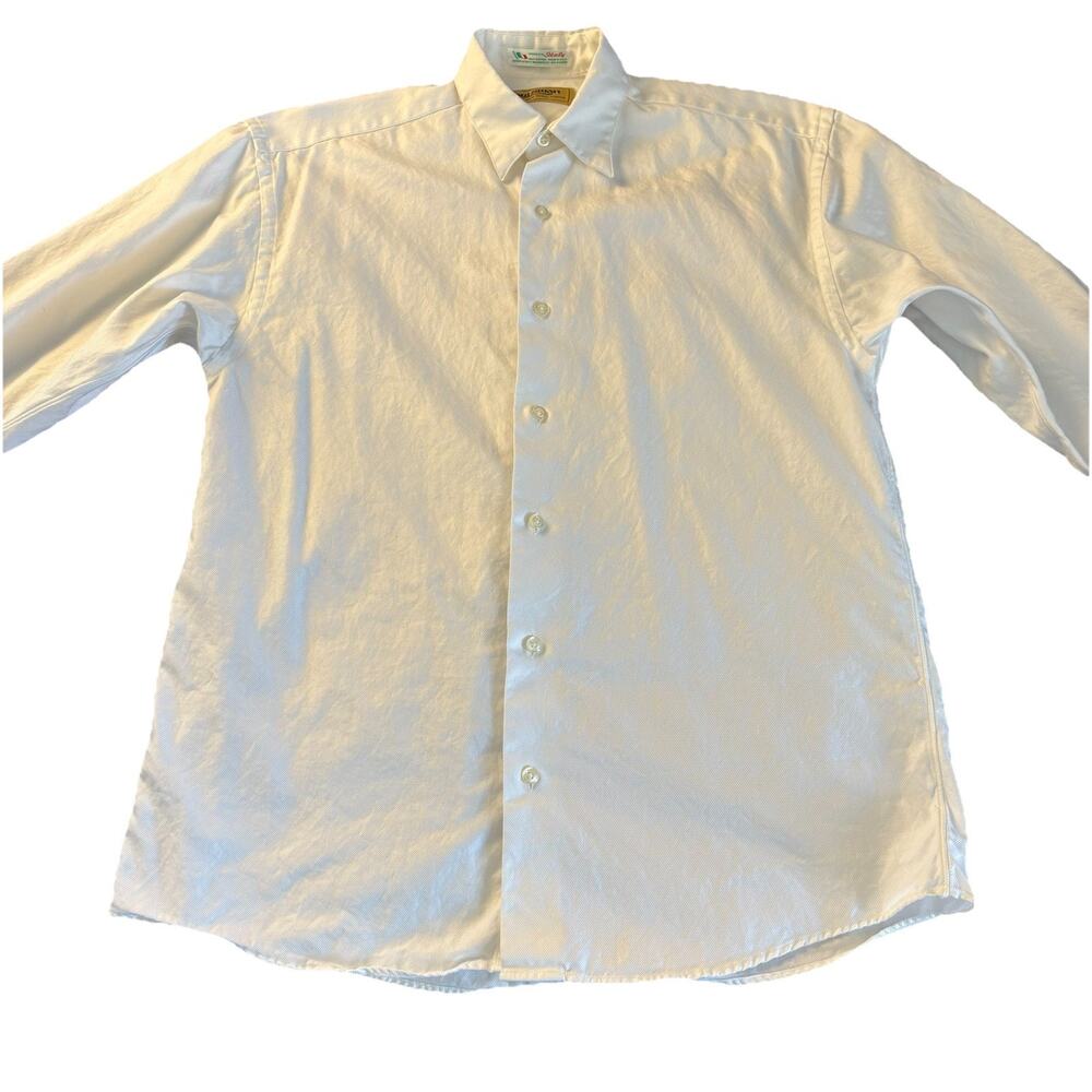 Vtg Paul Stuart White Long Sleeve Button Down Shirt Women’s Size 4 100% Cotton - Picture 3 of 16